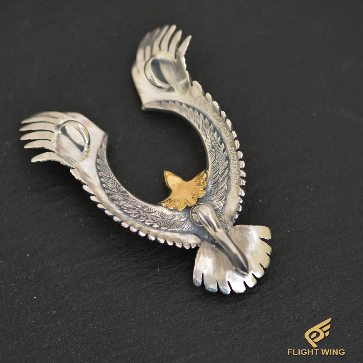 新品】※一点のみ特別価格K18 Head Eagle Nadja 金枠金縄Opal / Horizon